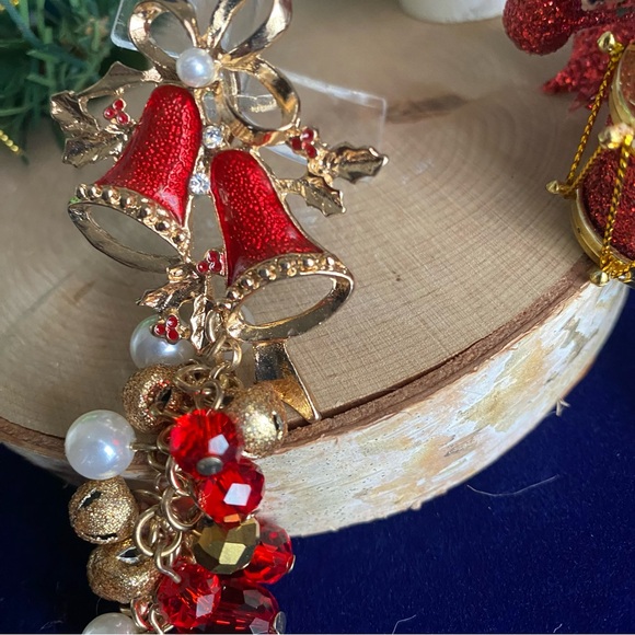 Vintage- Stunning Jingle Bell, Cha-Cha Necklace Enhancer - Picture 3 of 16